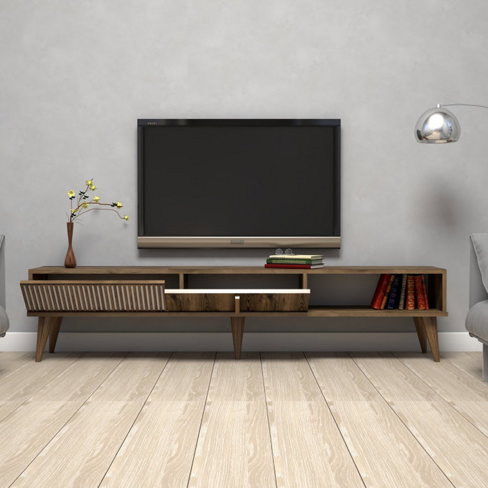 Hanah Home Soporte de TV Milan - Nogal Hanah Home Soporte de TV Milan - Nogal
